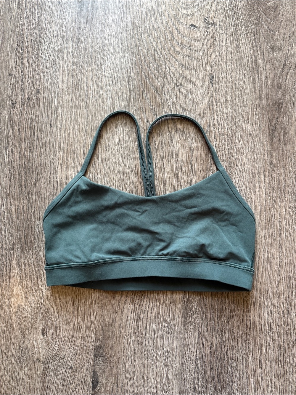 lululemon athletica Olive Green Strappy Low-Impact Sports Bra